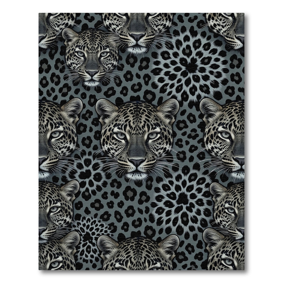Dashing Leopard Spot Mandala Rug