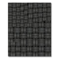 Monochrome Woven Square Texture Rug