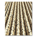 Woven Earth Tone Vertical Stripes Rug