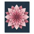 Pink Layered Blossom Floral Rug