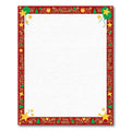 Christmas Stars and Trees Border Rug