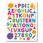 Alphabet Zoo Playful Multicolor Letters Rug