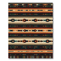 Earthy Southwest Geometric Diamond Stripe Rug