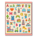 Alphabetical Cityscape With Playful Colors Rug
