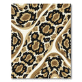 Elegant Neutral Serpent Skin Snake Texture Rug