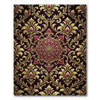 Royal Crimson Gold Acanthus Scroll Rug