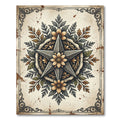 Earthy Star Floral Antique Ornament Rug