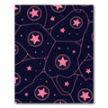 Pink Star Constellation Nebula Rug