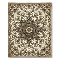 Vintage Floral Medallion Scrollwork Rug