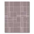 Minimalist Blush Stripe Composition Rug