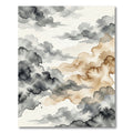 Ethereal Ink Wash Cloud Abstract Neutral Rug