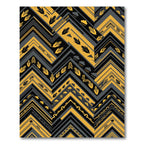 Yellow Corn and Cloud Zigzag Arrows Rug