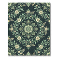 Vintage Cream Floral Scrollwork Rug