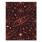 laranja atmico galxia universo Rug