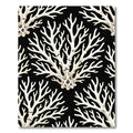 White Coral Branch Repeat Rug