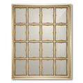 Gold Ornate Scroll Frame Arrangement Rug