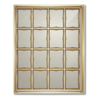 Gold Ornate Scroll Frame Arrangement Rug