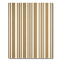 Classic Brown White Stripe Rug