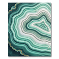 Aqua Teal Agate Swirl Rug