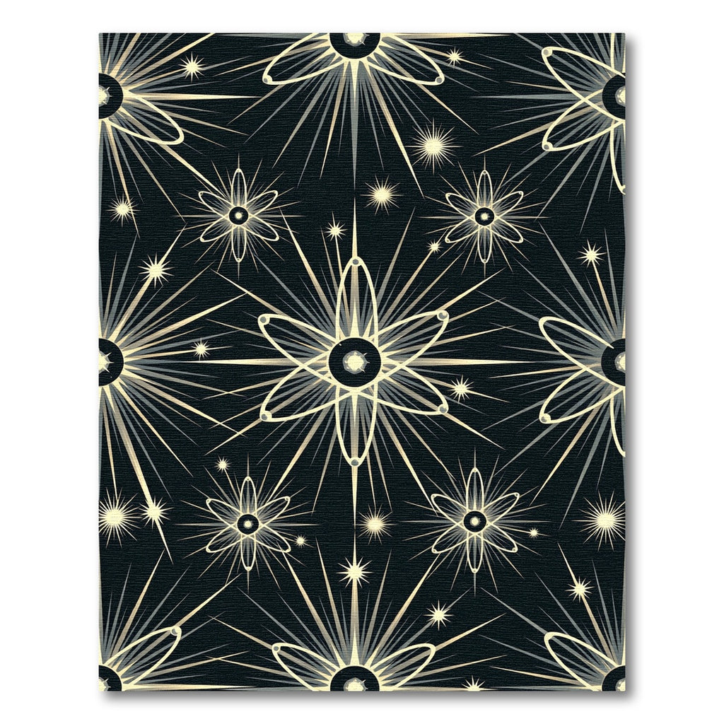 Art Deco Starburst Radiant Bloom Rug