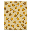 Whimsical Golden Star and Triangle Rug