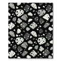Monochromatic Pebble Scatter Rug
