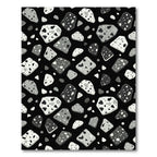 Monochromatic Pebble Scatter Rug