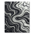 Monochromatic Abstract Swirl Branches Rug