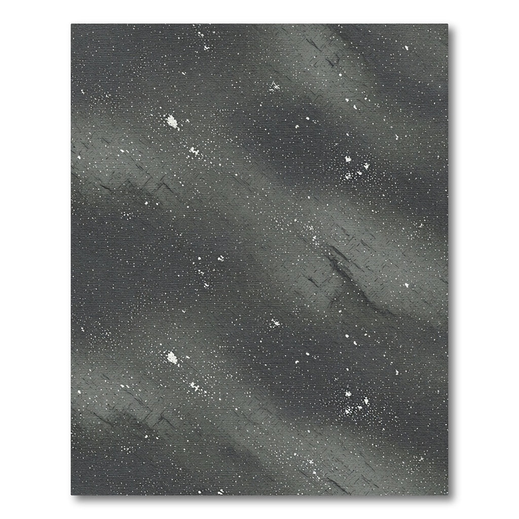 Dark Gray Stippled Galaxy Swirl Rug