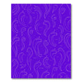 Amethyst Flowing Curlicue Abstract Rug