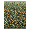Golden Wheat Stalks on Sage Meadow Rug