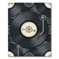 Retro Vinyl Record Musical Composition Rug