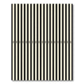 Black White Vertical Stripe Rug