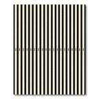 Black White Vertical Stripe Rug