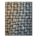 Metallic Gold and Silver Interwoven Mesh Rug