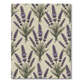 Purple Lavender Botanical Arrangement Rug