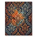 Golden Amber Acanthus Swirl Rug