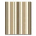 Modern Taupe and Cream Vertical Stripe Rug