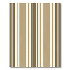Modern Taupe and Cream Vertical Stripe Rug