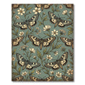 Sage Green Moth and Wildflower Meadow Rug