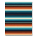 Southwestern Sunset Striped Earthy Tones Rug