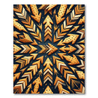 Golden Biscuit Arrow Tribal Collection Rug