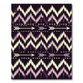 Tribal Arrow Chevron Amber Plum Rug