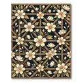 Blooming Cherry Blossom Lattice Trellis Rug