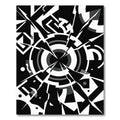Monochromatic Geometric Burst Abstract Rug