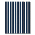 Navy White Pinstripe Elevation Rug