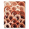 Retro Arches Terracotta Gradation Rug