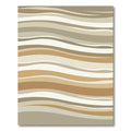 Modern Earthy Wave Abstract Striped Rug