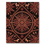 Mystic Terracotta Celestial Animal Star Rug