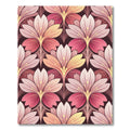 Art Nouveau Pink Floral Symmetry Rug